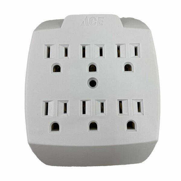 Multiway Adapter 6-Outlet Wht 15A FA-357AE/09PRJ